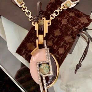 Roberto Cavalli gorgeous gold tone necklace! ✨